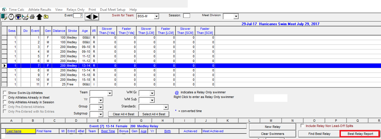 ACTIVE Hy-Tek Swimming and Track & Field