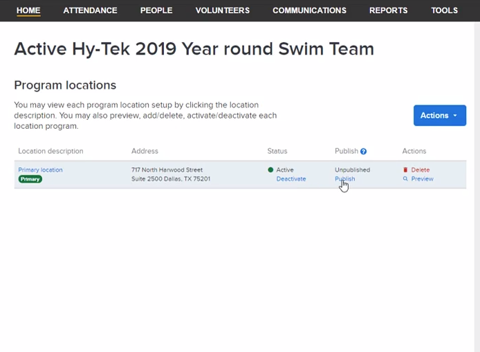 ACTIVE Hy-Tek Swimming and Track & Field