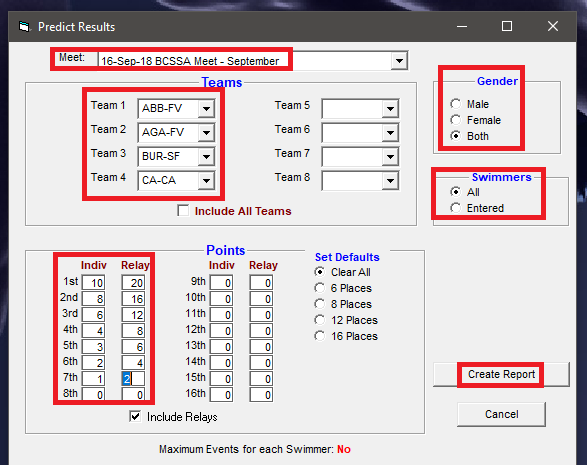 ACTIVE Hy-Tek Swimming and Track & Field